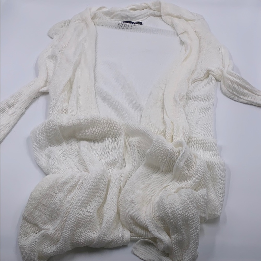 Polo Ralph Lauren XL white cardigan